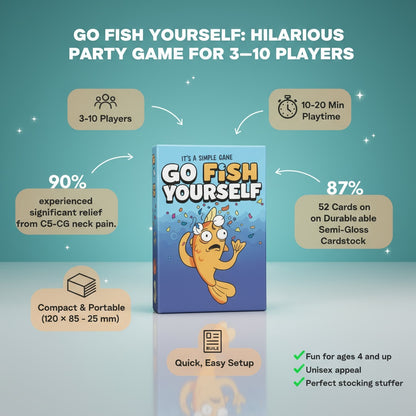 Go F*** Yourself Adult Card Game - Hilarious Party Game for 3-10 Players - Quick Easy Setup - Perfect Stocking Stuffer - Made Out of Spite